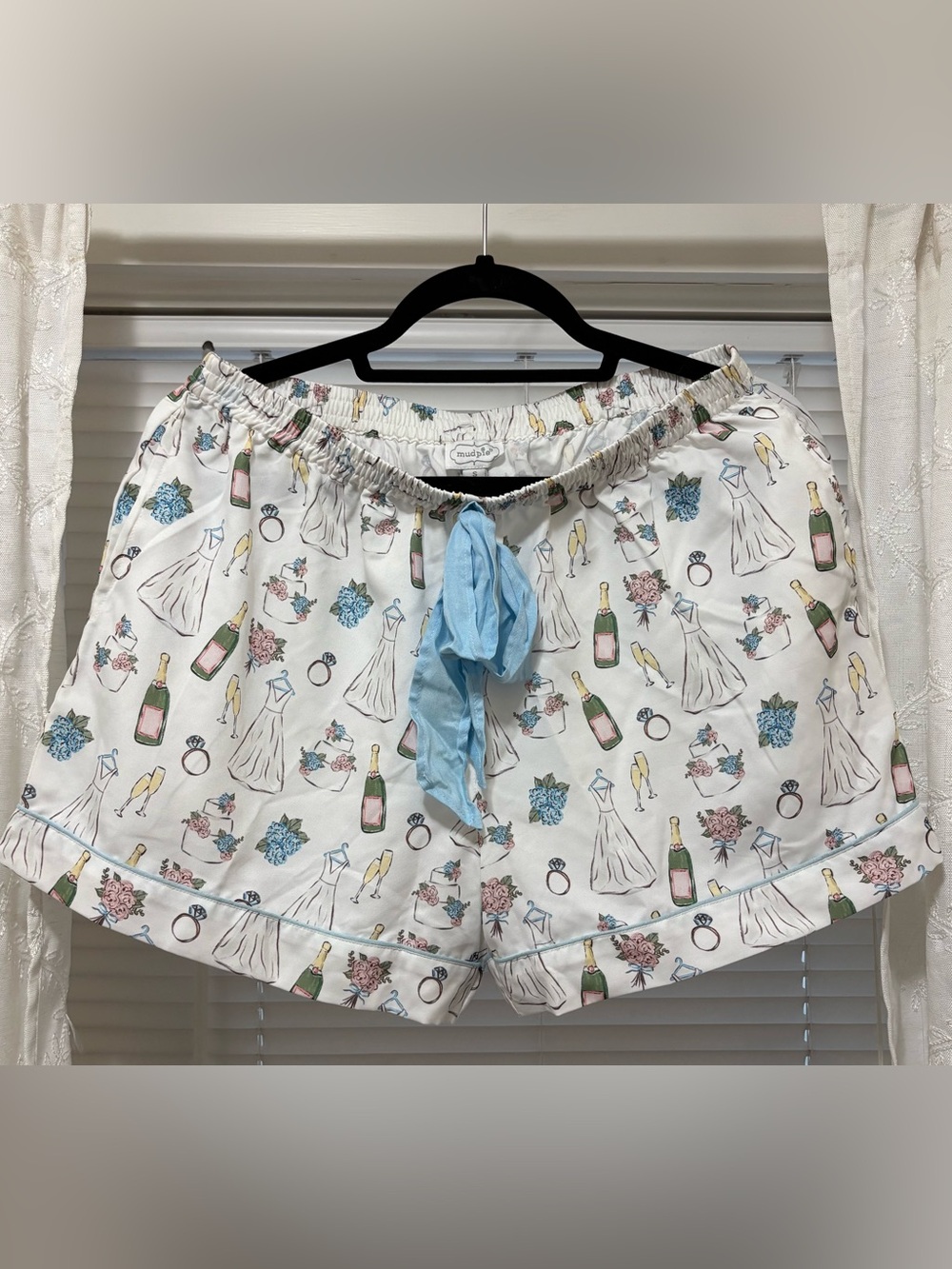 Mudpie Bridal Jammie Shorts
